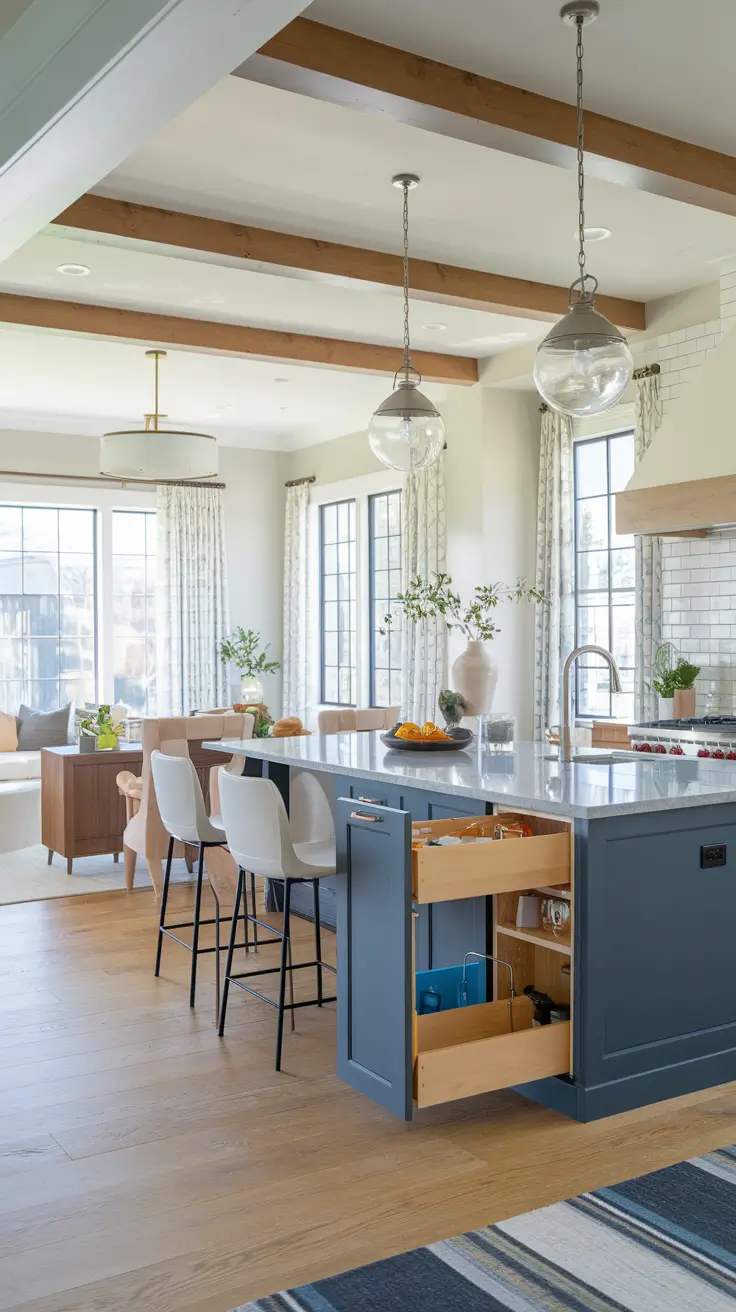 Kitchen Island Functional Design