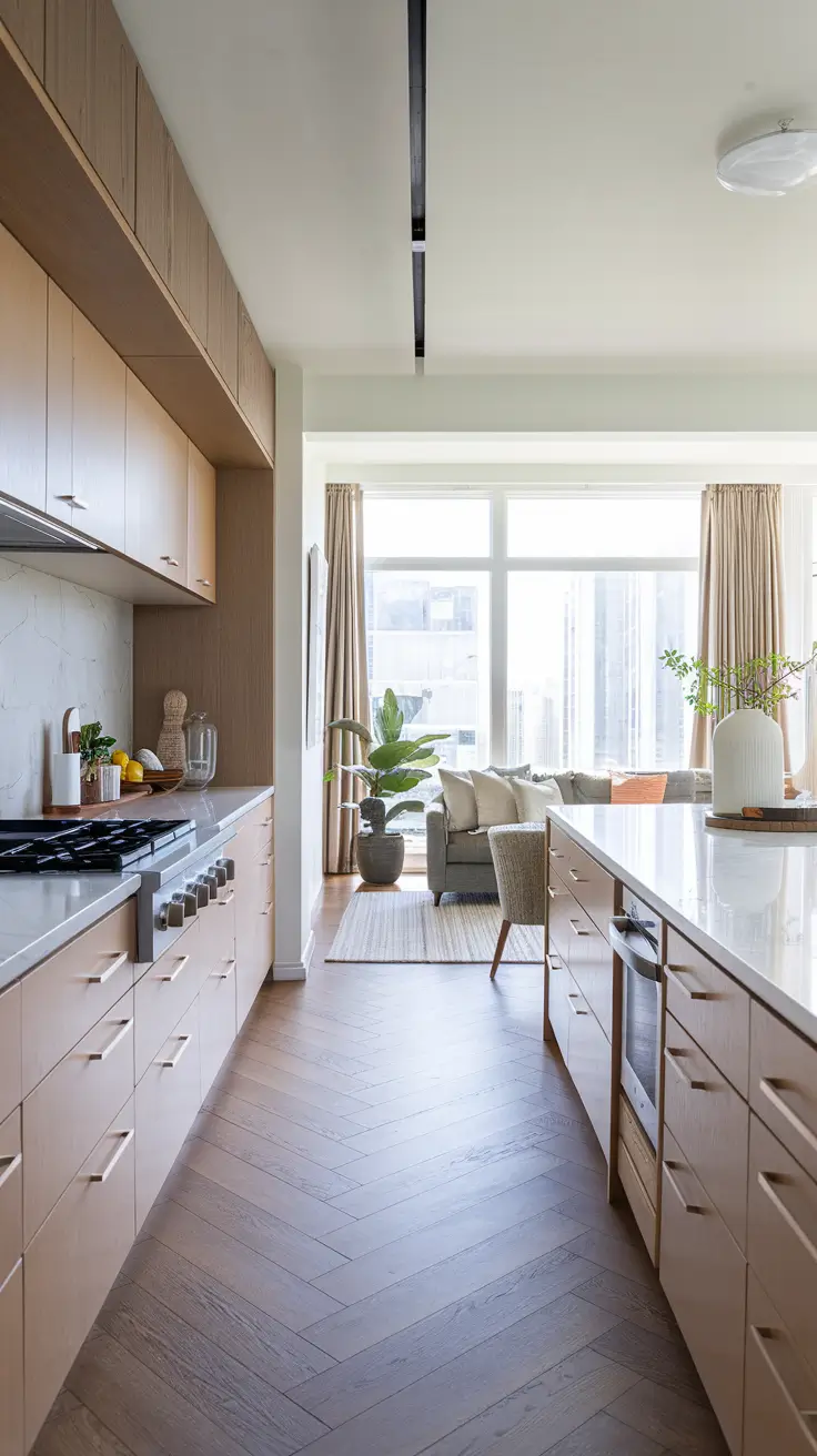 Seamless Kitchen Island Design