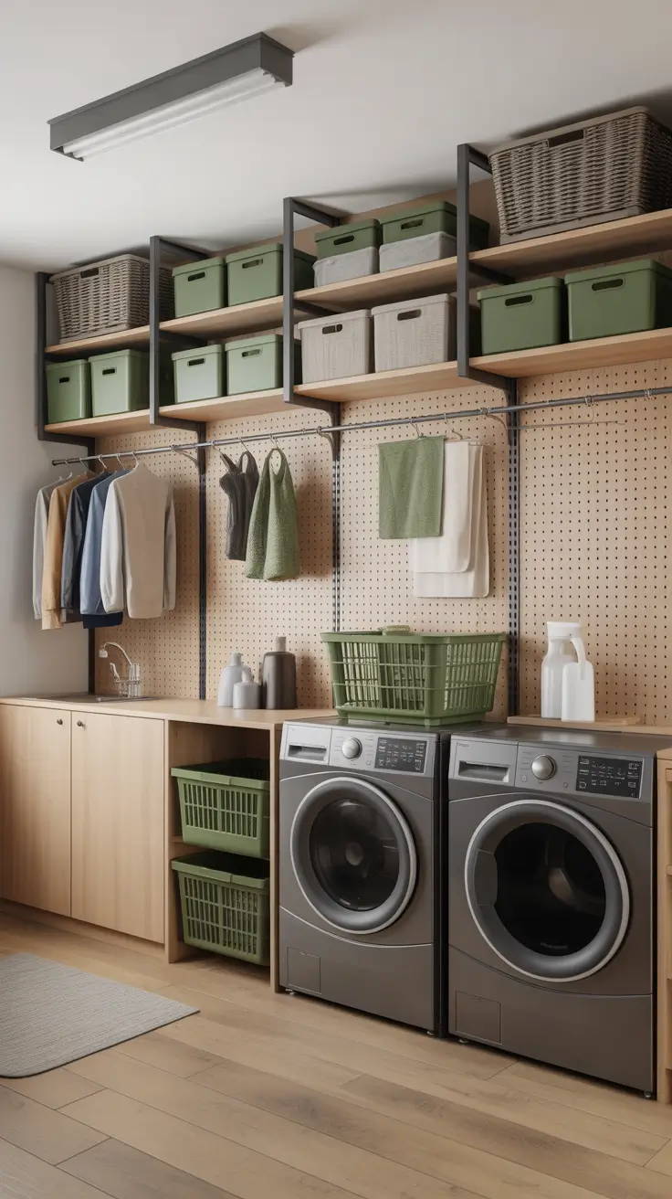 Ikea Inspired Laundry Room Storage