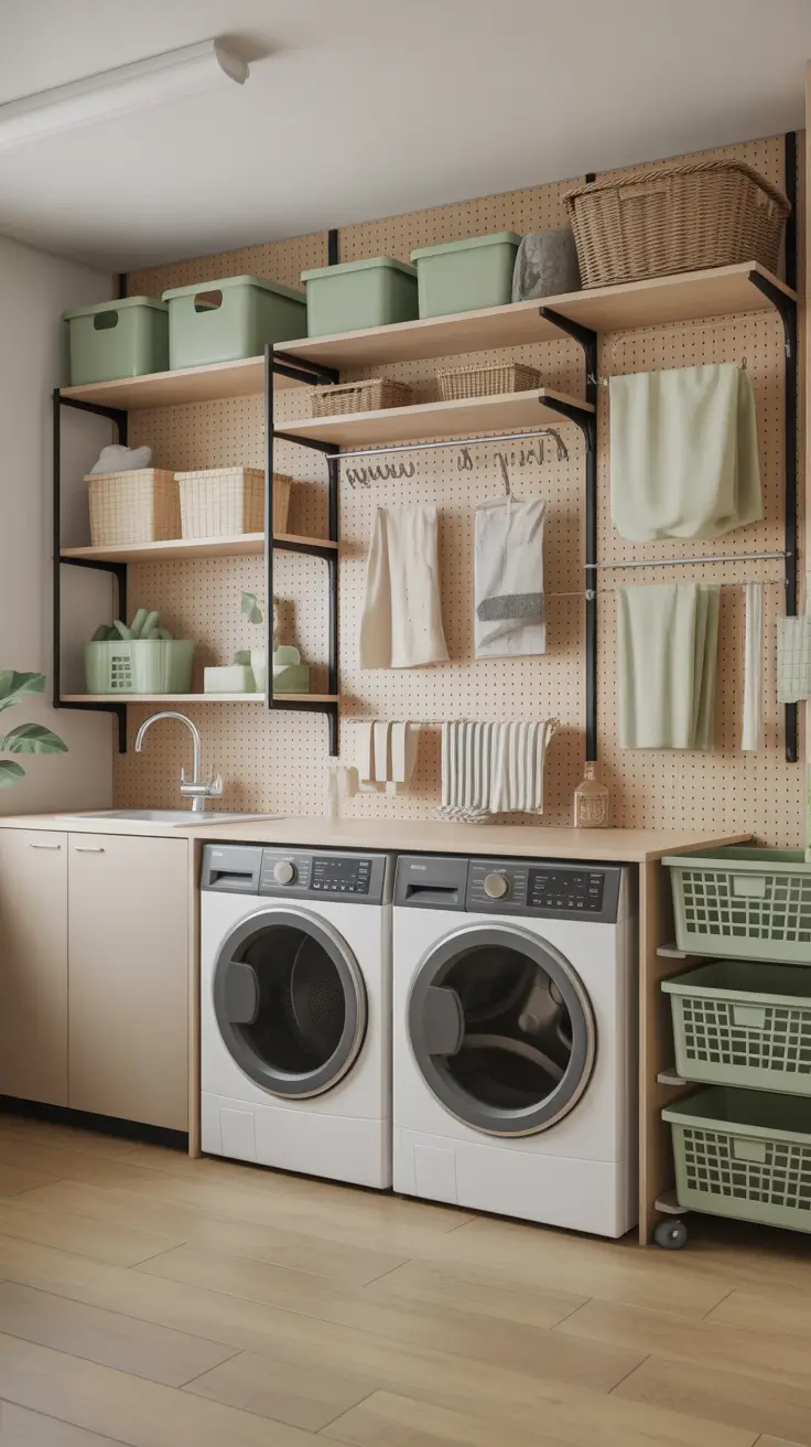 Ikea Inspired Laundry Room Storage