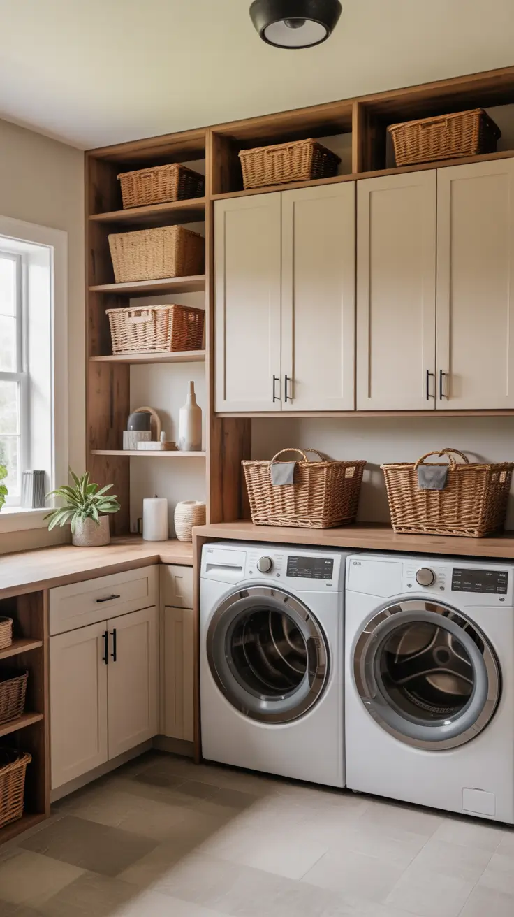 Flexible Laundry Room Organization