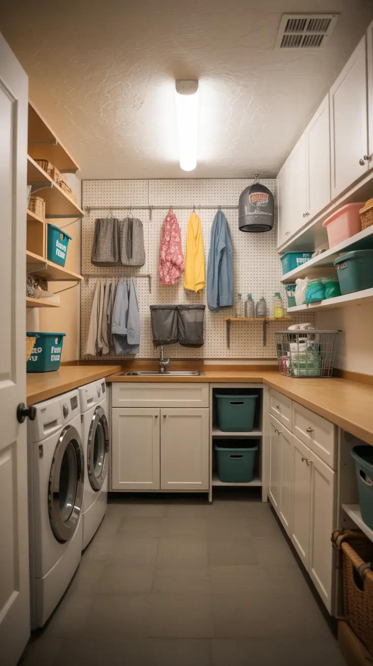 Green Laundry Room Ideas