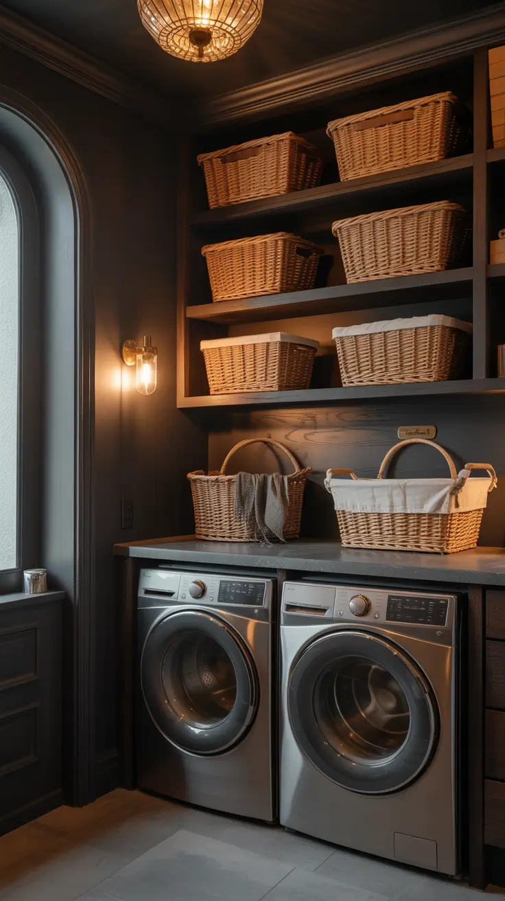 Moody Laundry Room Design Ideas