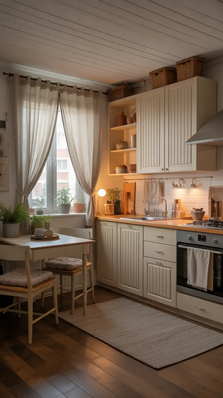 Cozy Small Vintage Kitchen