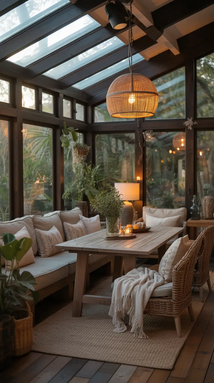 Cozy and Warm Sunroom Ideas