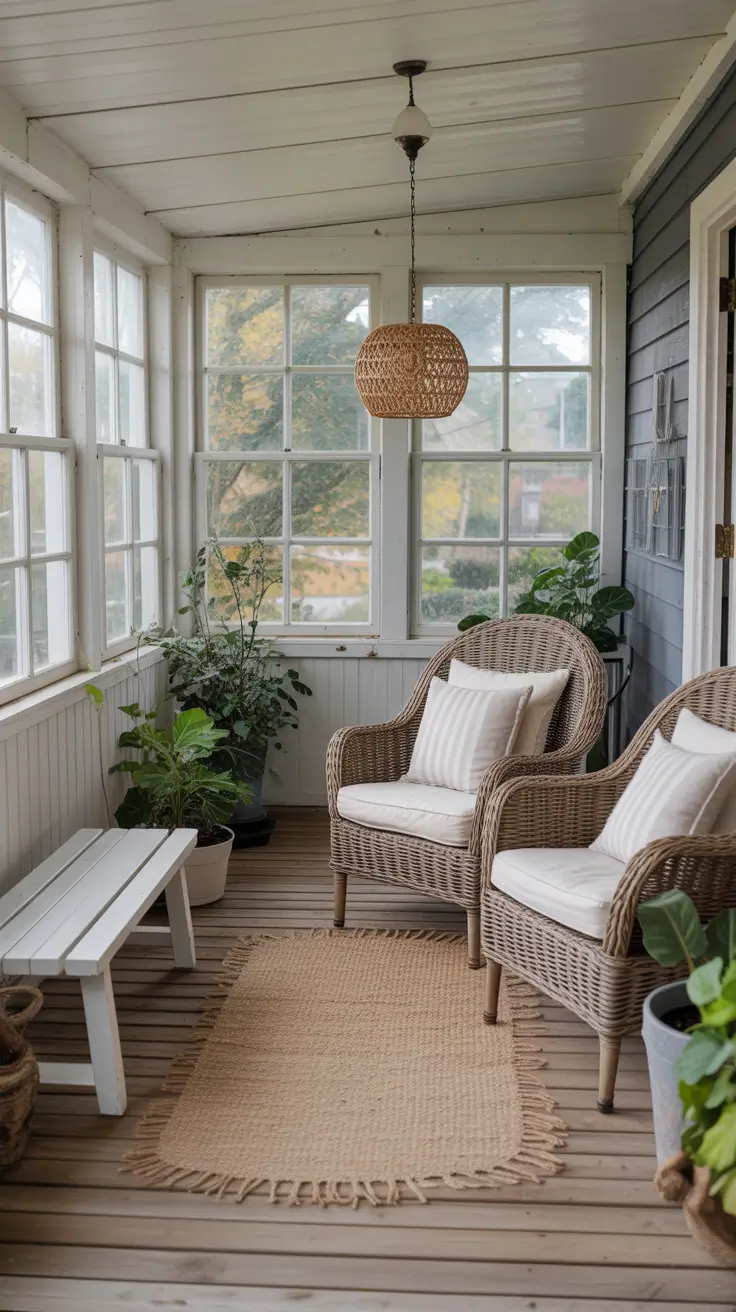 DIY Budget Sunroom