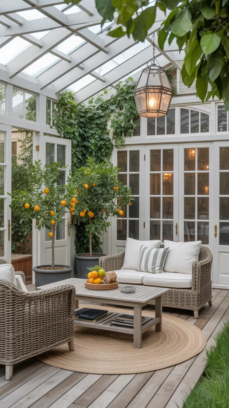 Outdoor Cozy Sunroom