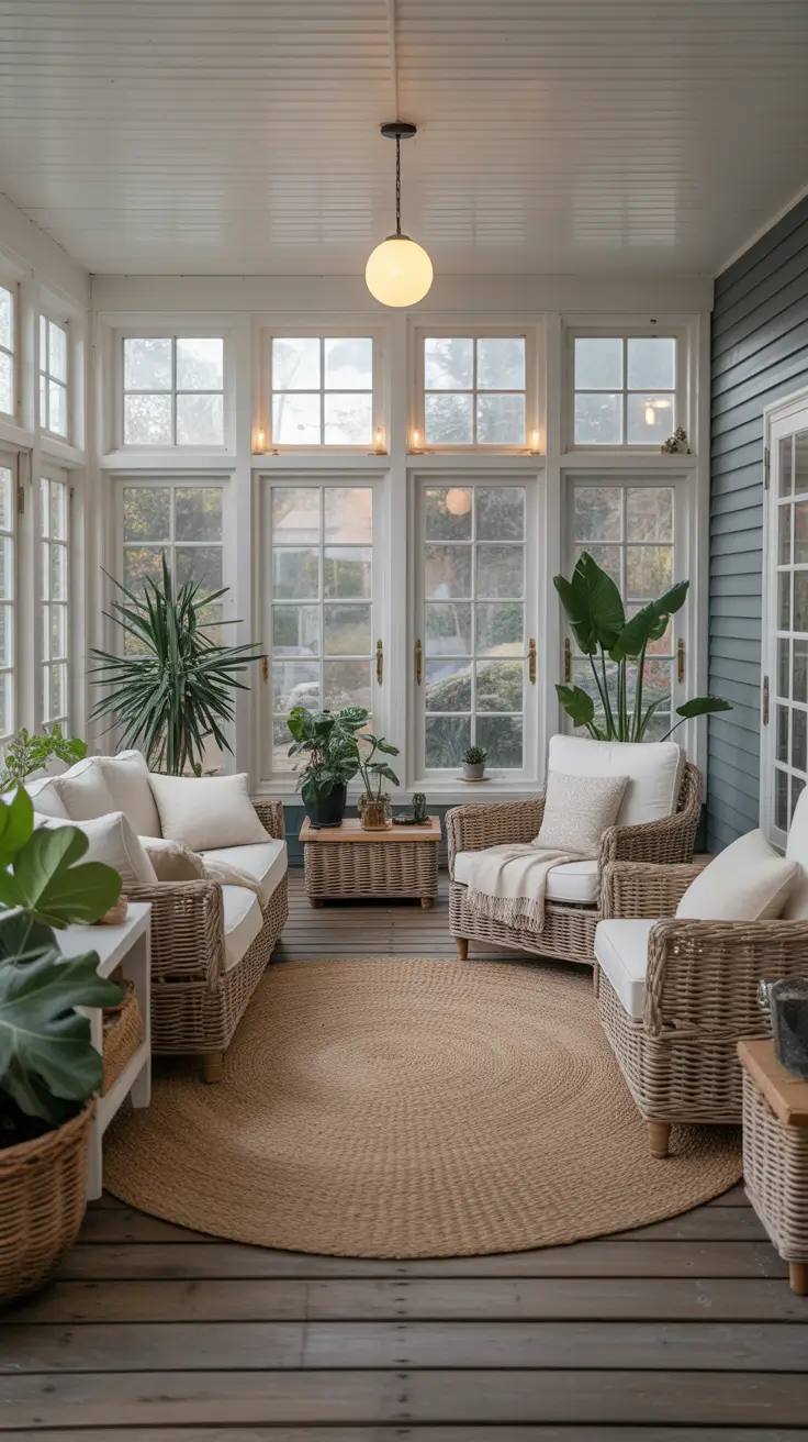 Cozy Year-Round Sunroom
