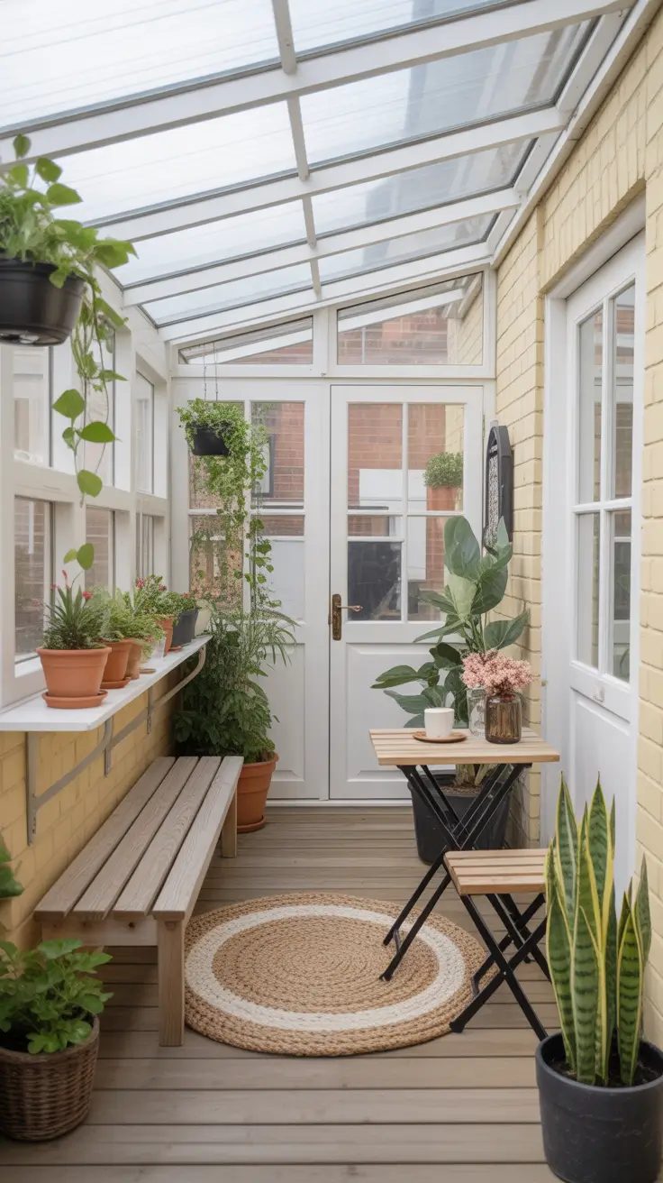 Narrow Sunroom Design