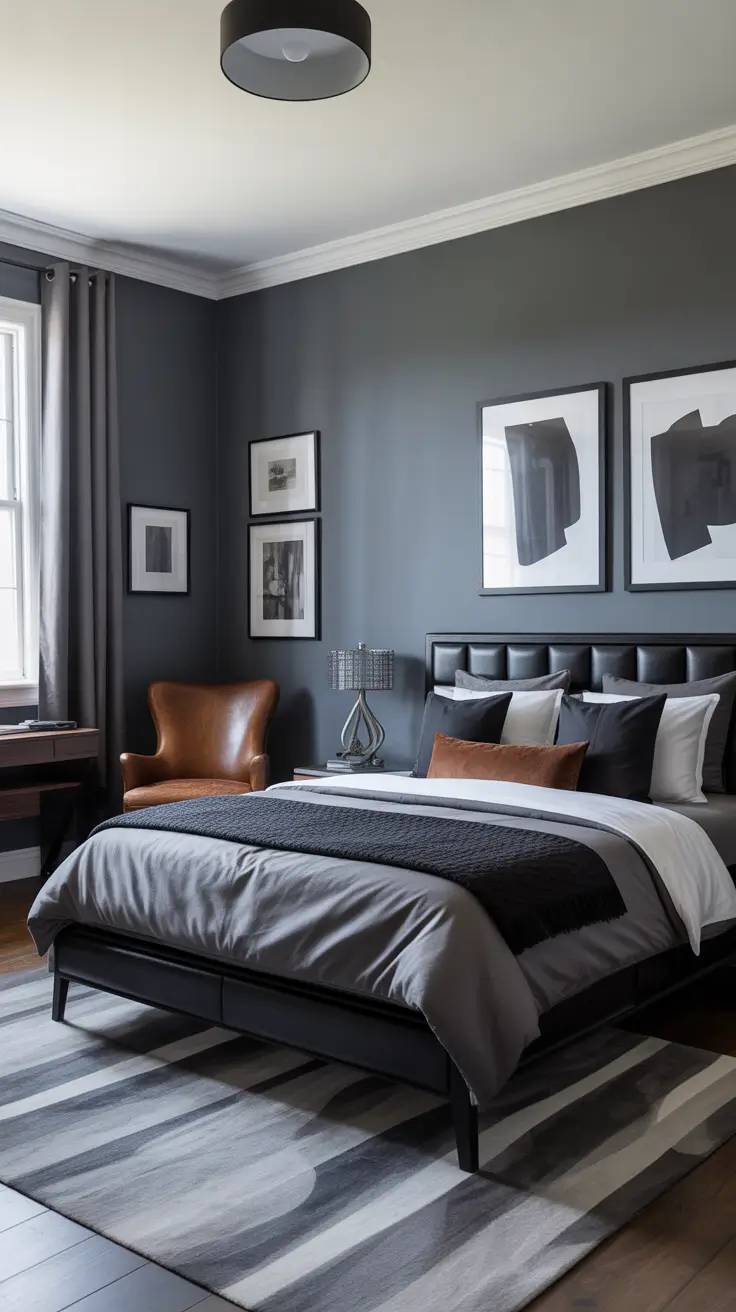 Gray Bedroom Ideas for Men
