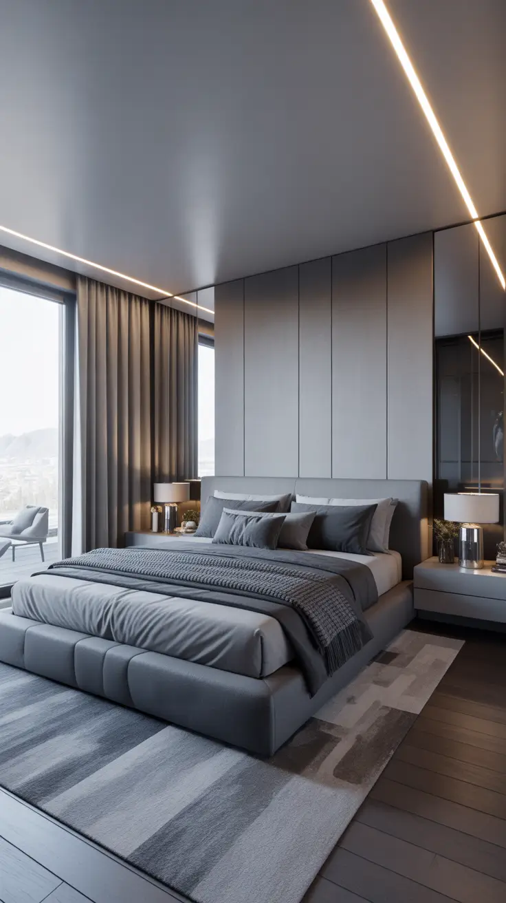 Modern Gray Bedroom Ideas