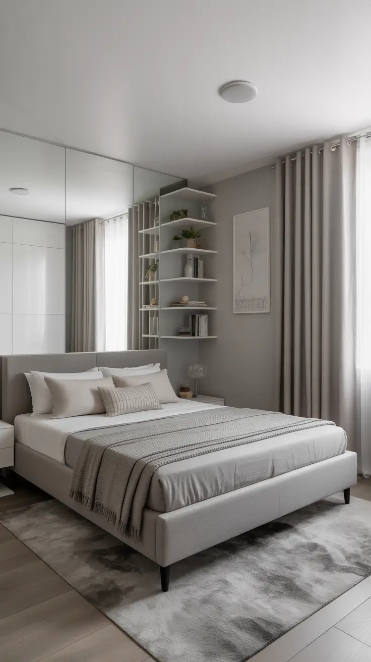 Small Gray Bedroom Ideas