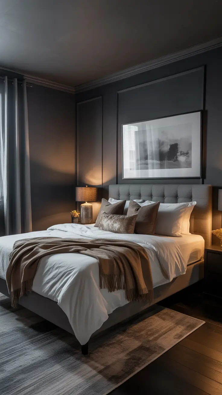 Dark Gray Bedroom Ideas