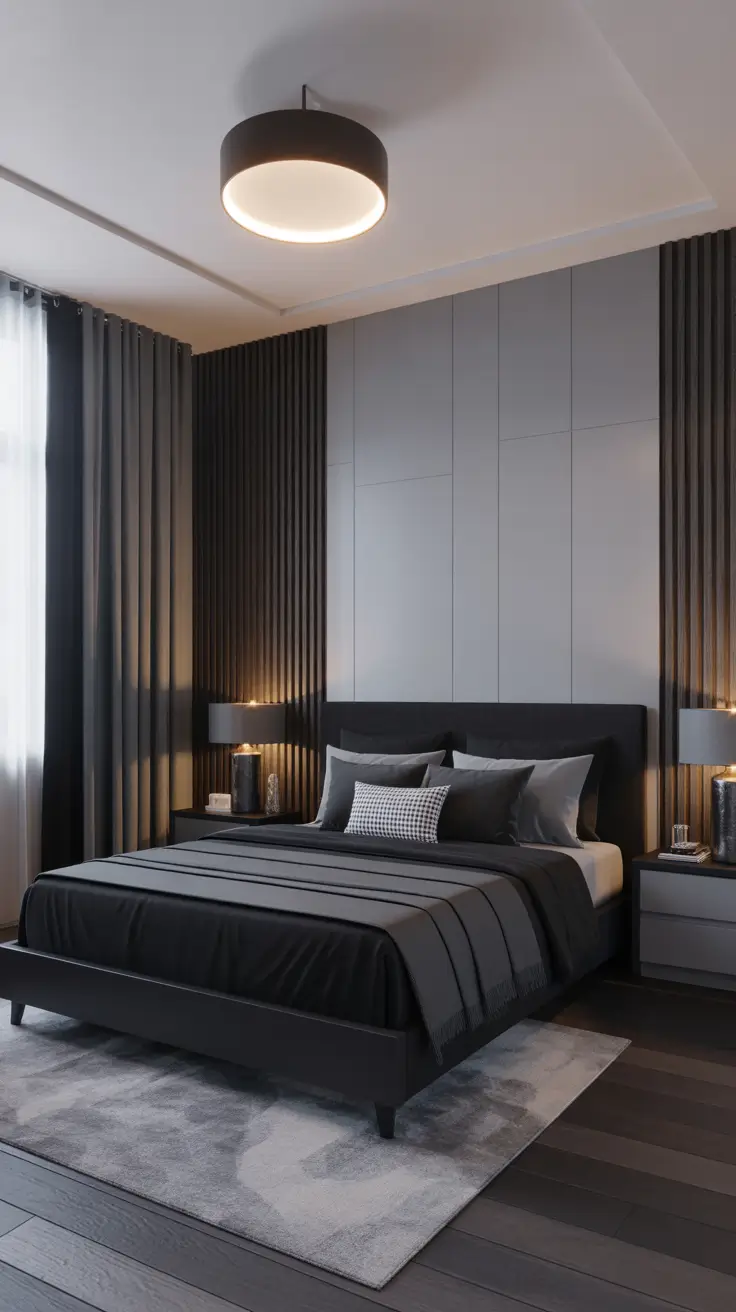 Black and Gray Bedroom Ideas