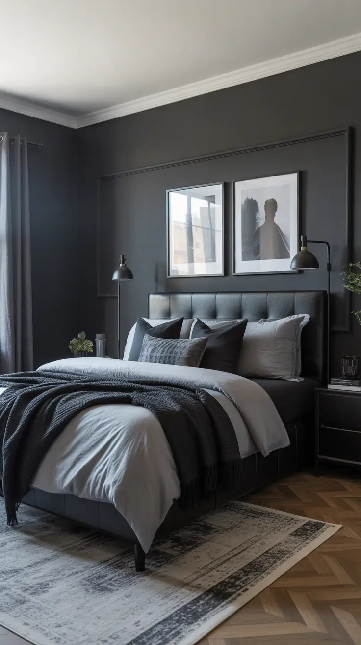 Black and Gray Bedroom Ideas