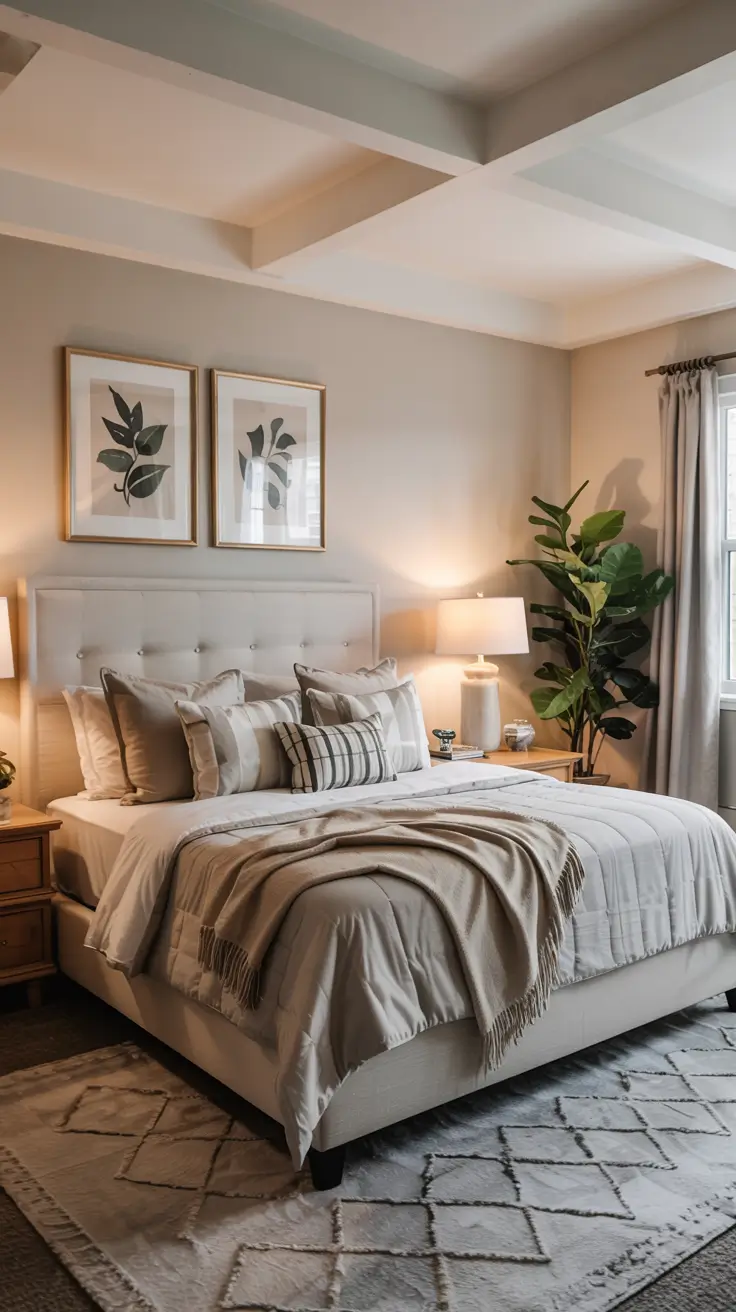 Neutral Bedding Sets for Couples Bedrooms