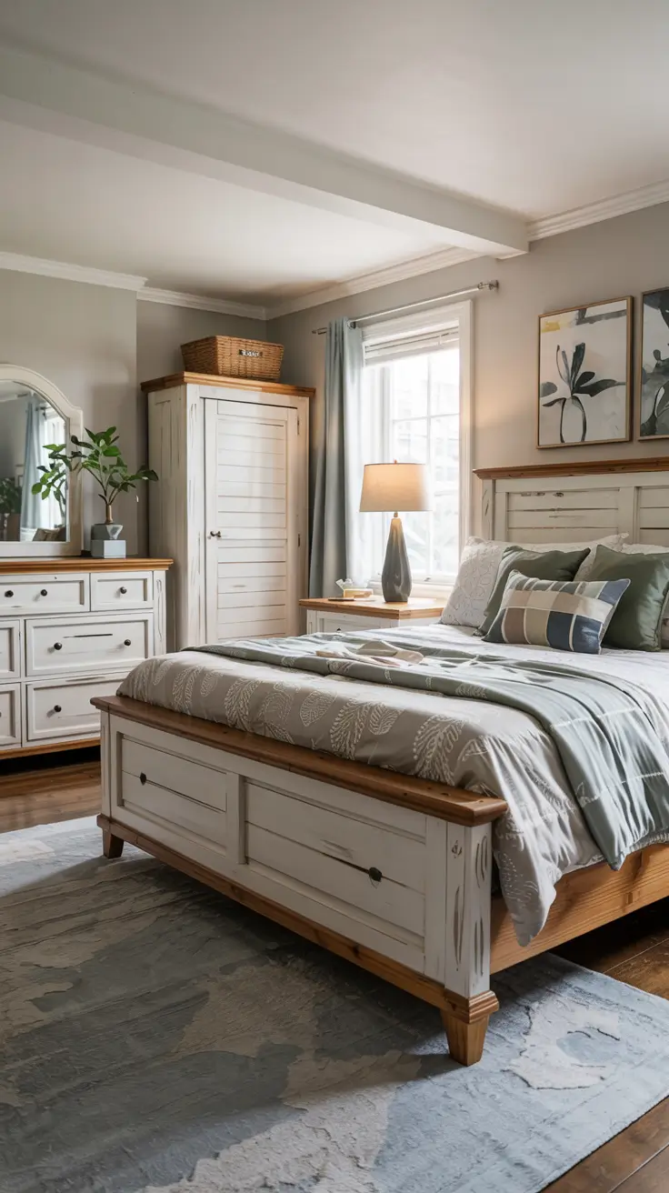 Refinished Sustainable Bedroom Furniture Sets