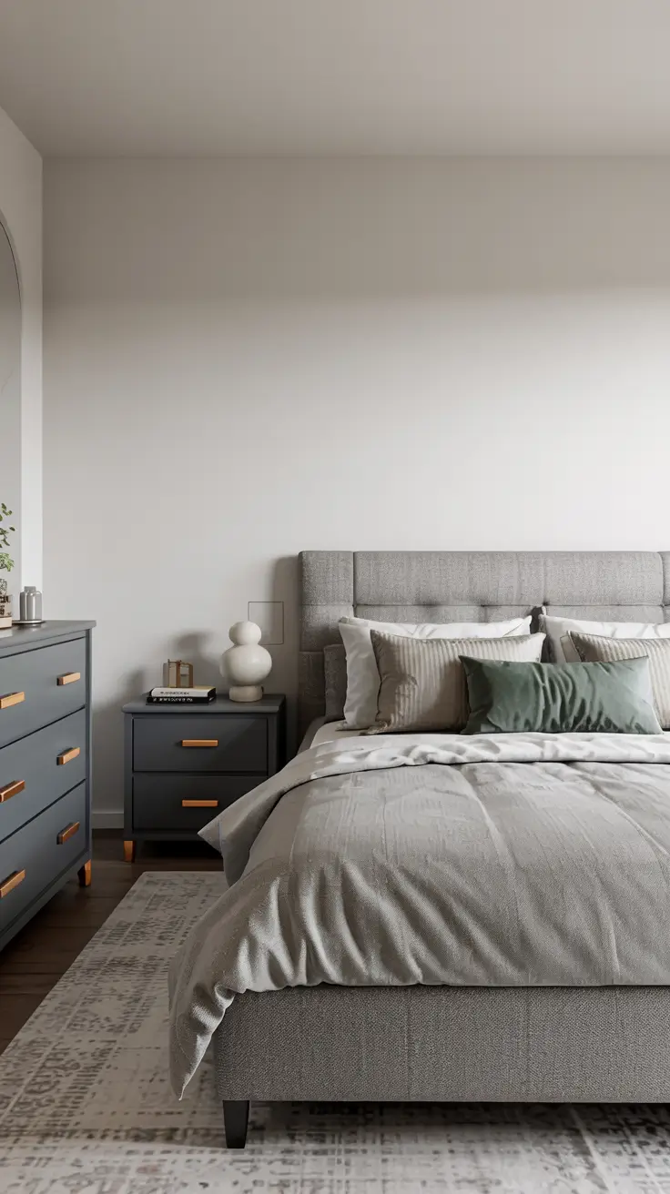 Minimalist Grey Bedroom Furniture