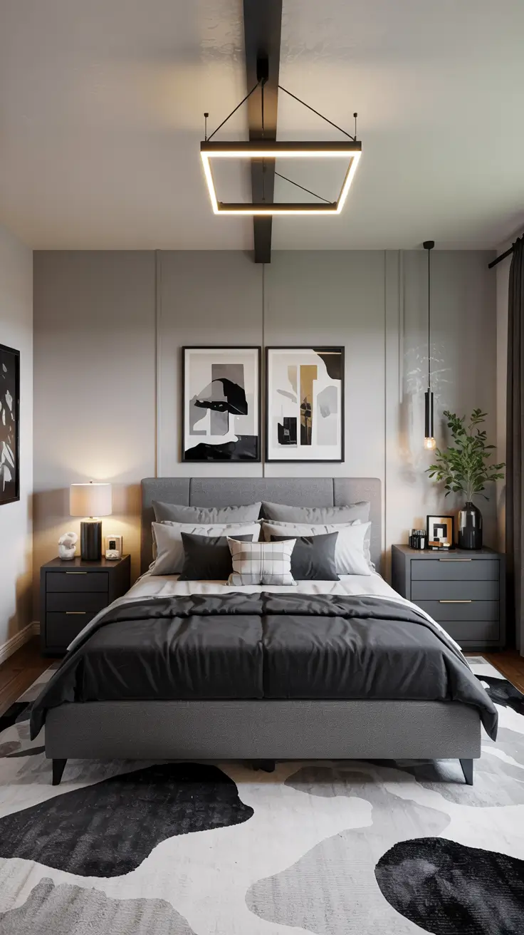 Contemporary Gray Bedroom Set Ideas