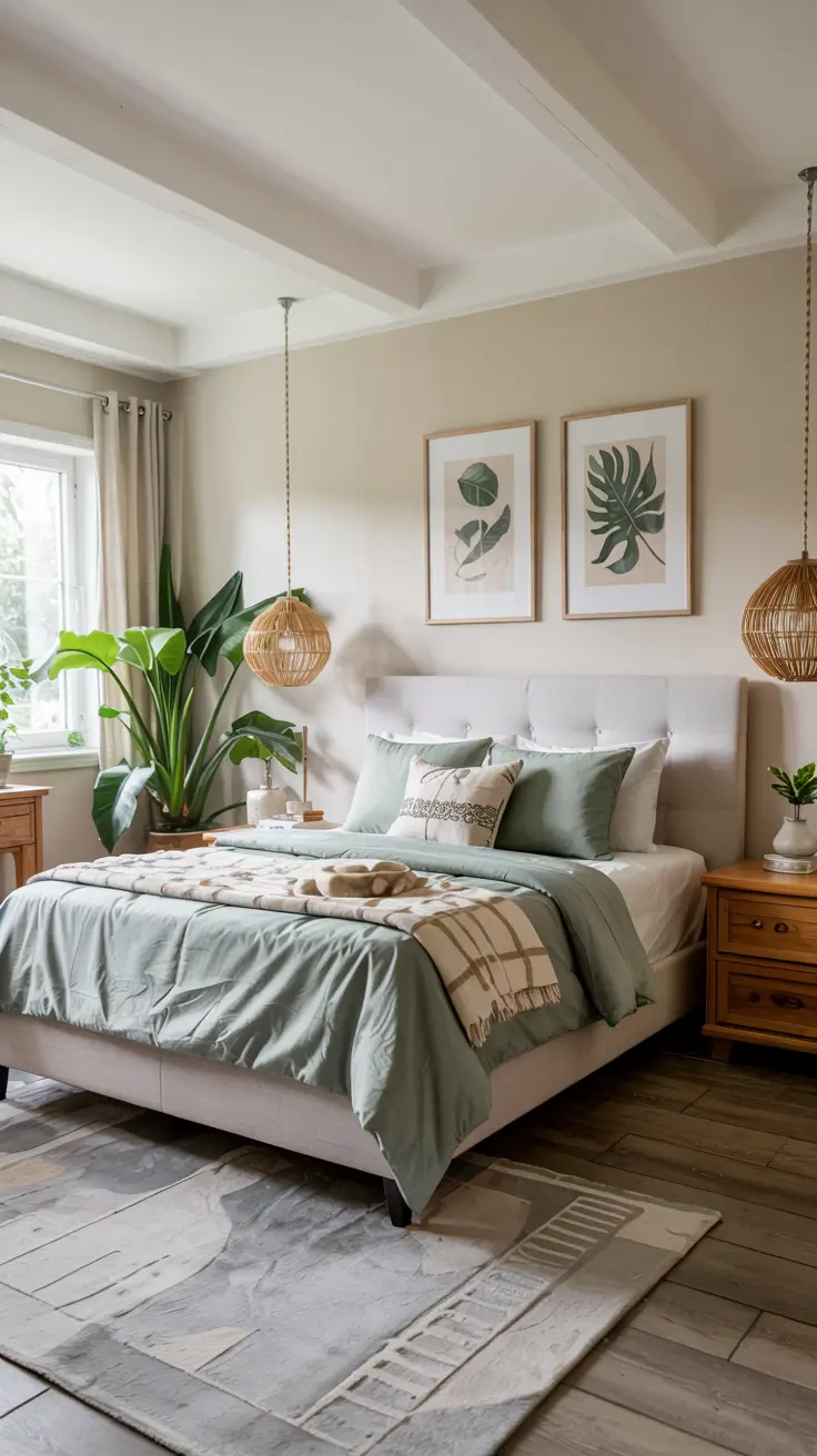 Green Comforter Sets and Bedroom Decor