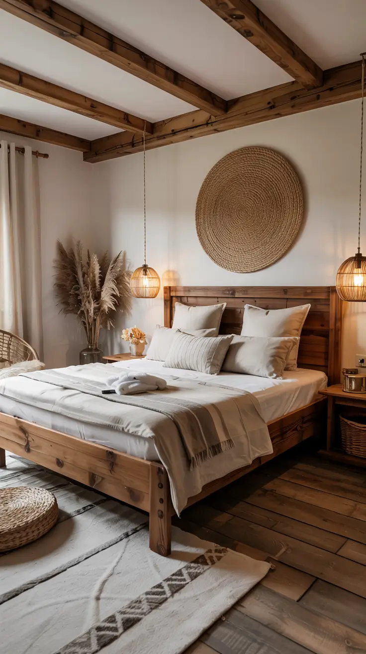 Cozy Rustic Bedroom Furnishings