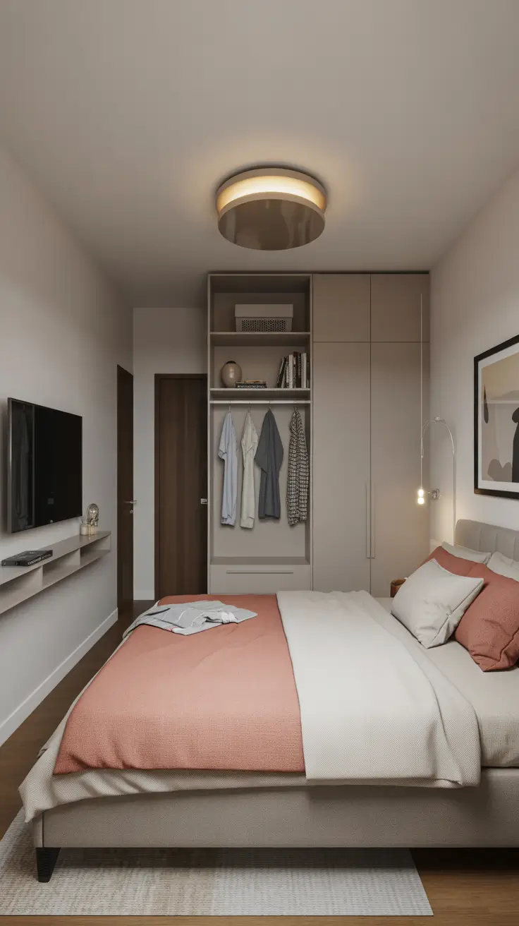 Efficient Bedroom Layout for Couples