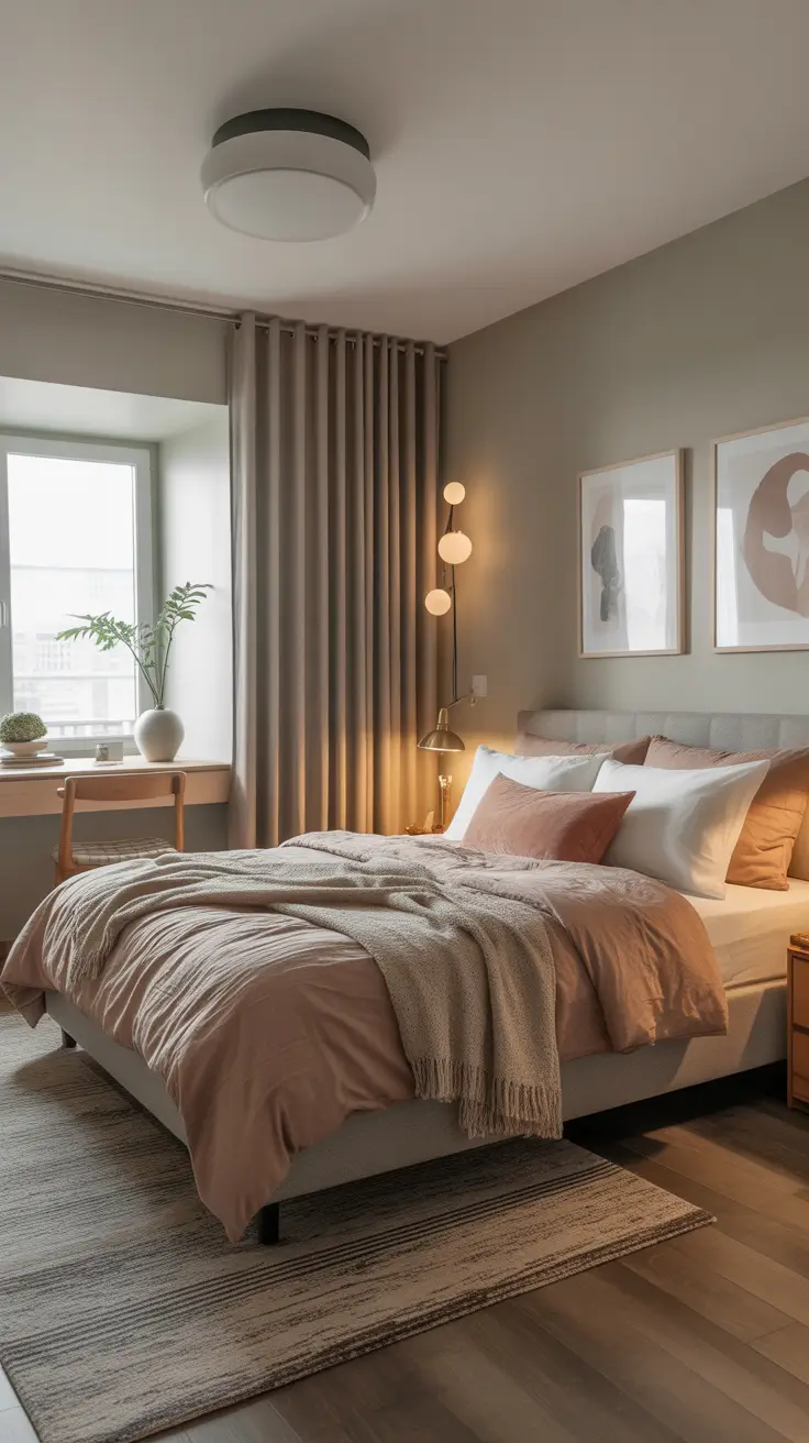 Relaxing Small Bedroom Corner