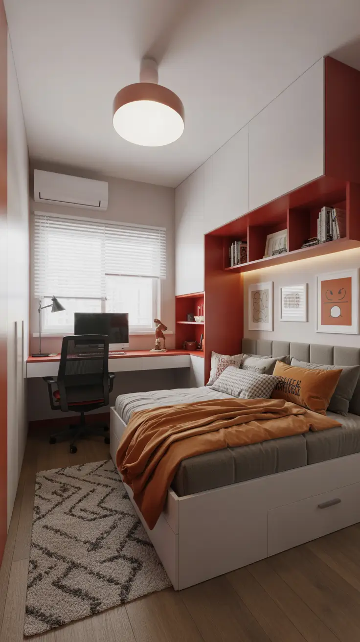 Organized Teen Bedroom