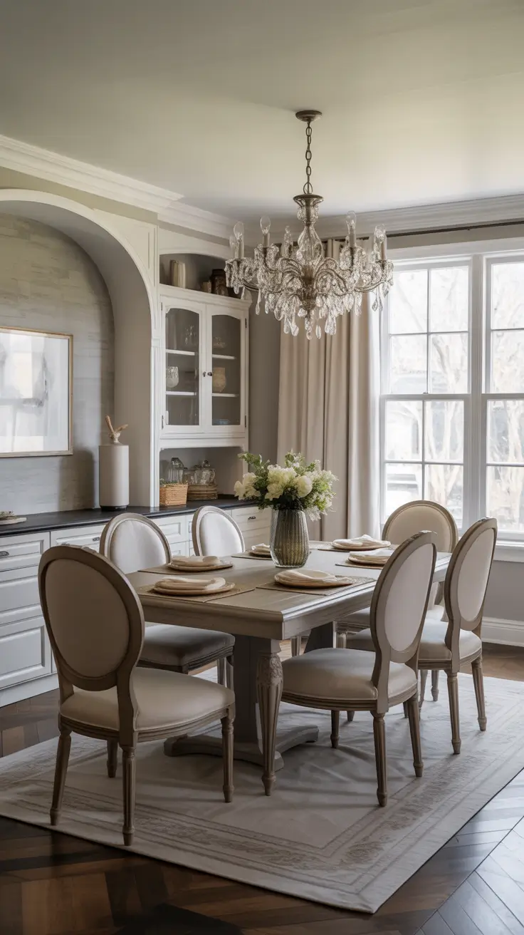 Kitchen and Formal Dining Combination