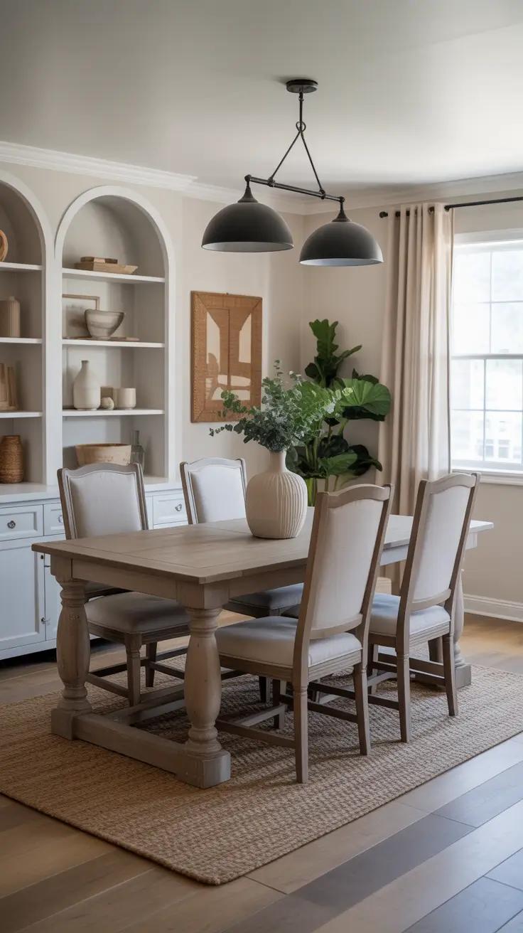 Farmhouse Style Dining Room Remodel