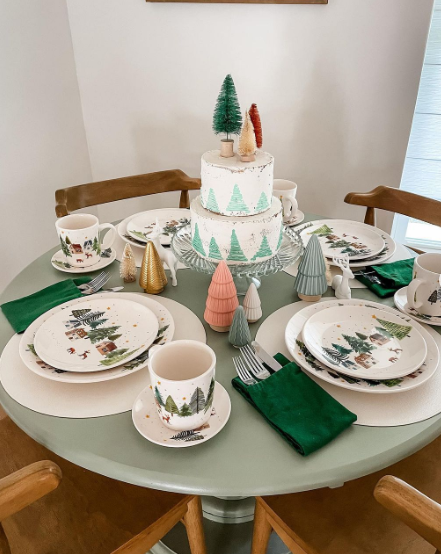 Whimsical Forest Christmas Table