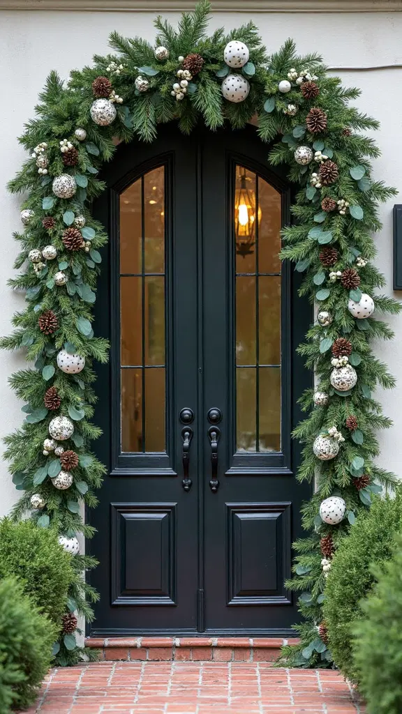 organic botanical holiday outdoor display