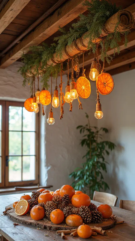 Mediterranean style rustic boho Christmas outdoor decor