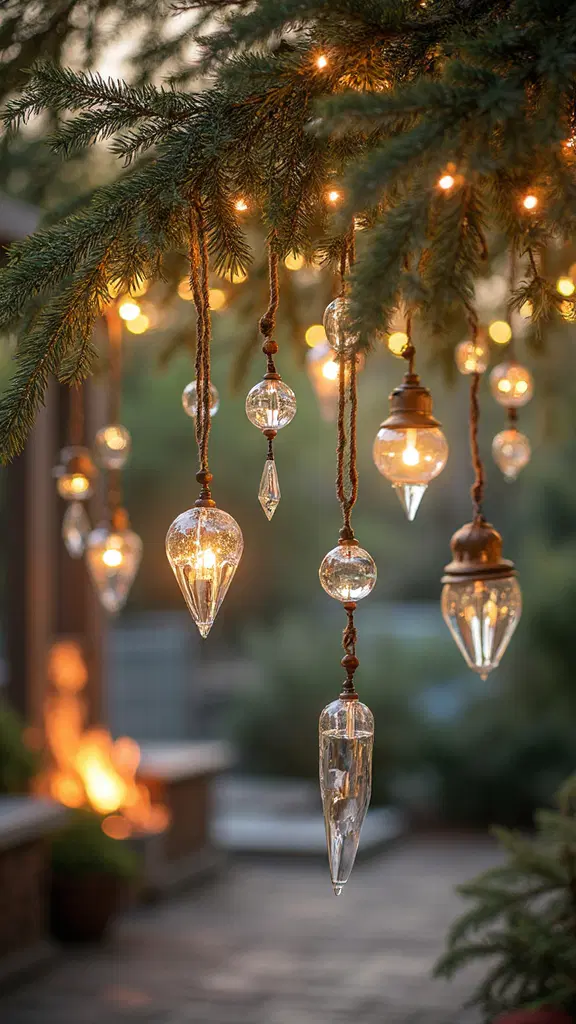 prismatic crystal light catchers for outdoor