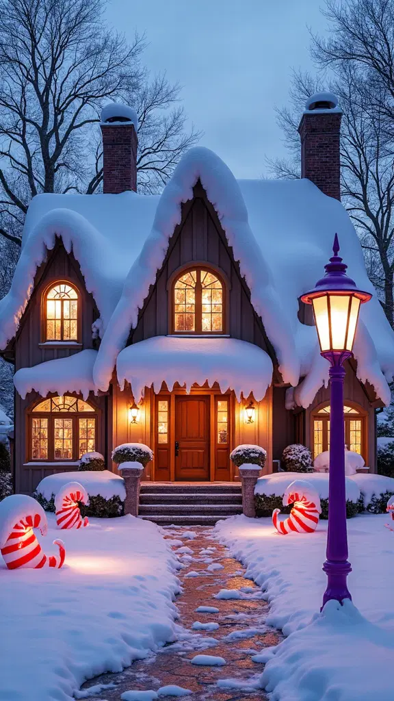 life-sized whimsical lawn character silhouettes