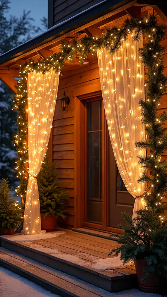 magical illumination transforms porch ambiance