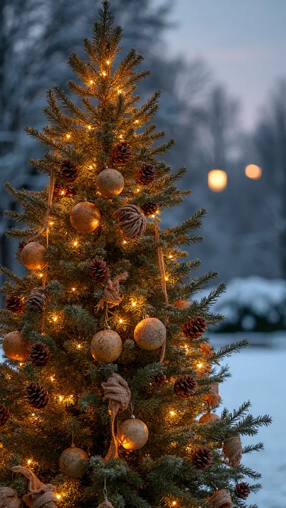 enchanting natural woodland christmas decor