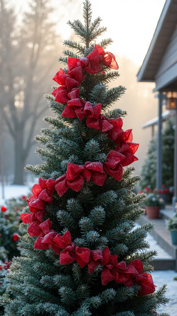 durable weather resistant ribbon garlands for outdoors