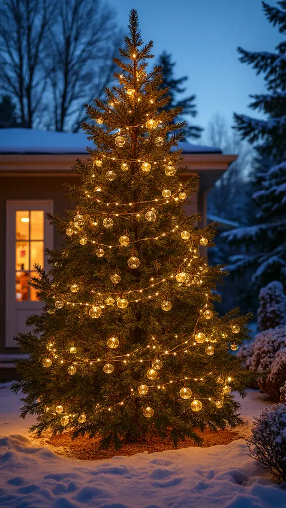 solar powered outdoor christmas lights