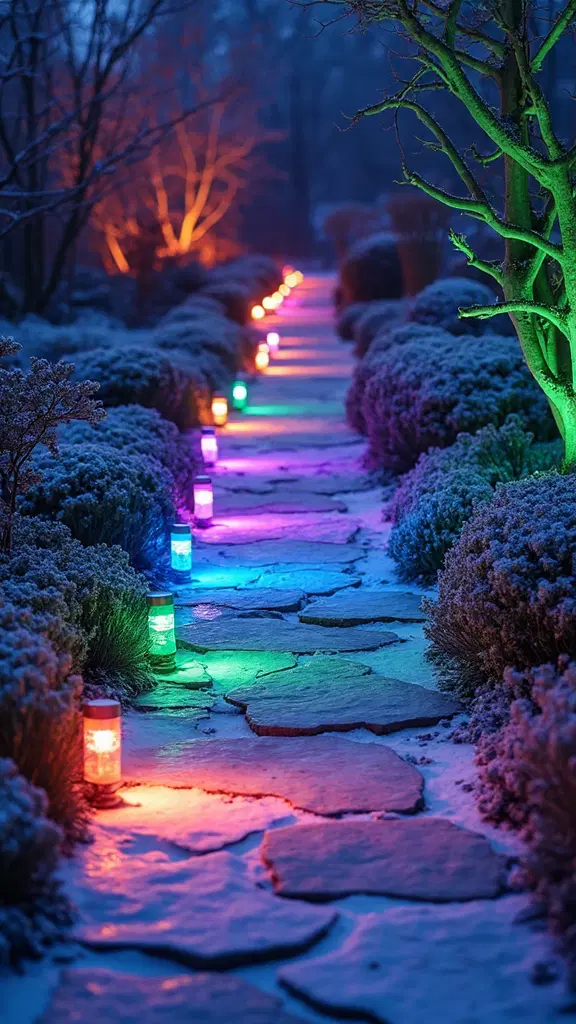 color-shifting smart light pathway