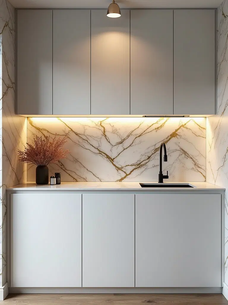 artistic kitchen backsplash design