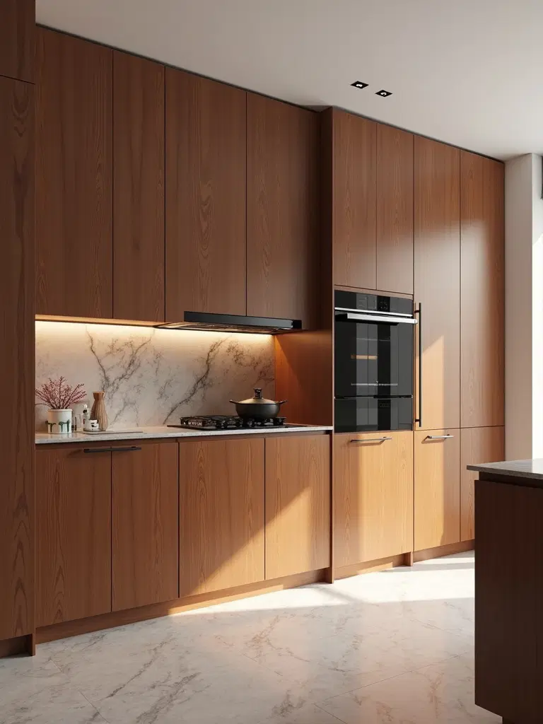 hidden kitchen cabinetry for minimalist look