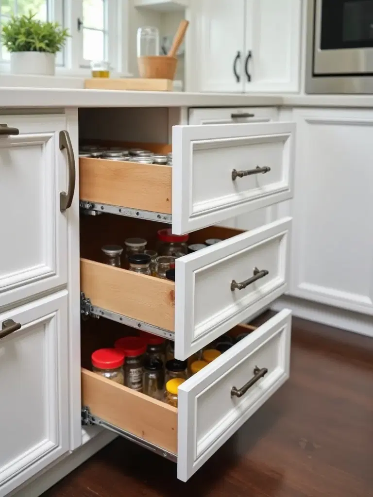 custom storage solutions for small kitchens