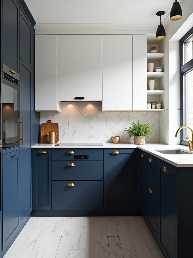 two-tone kitchen cabinetry
