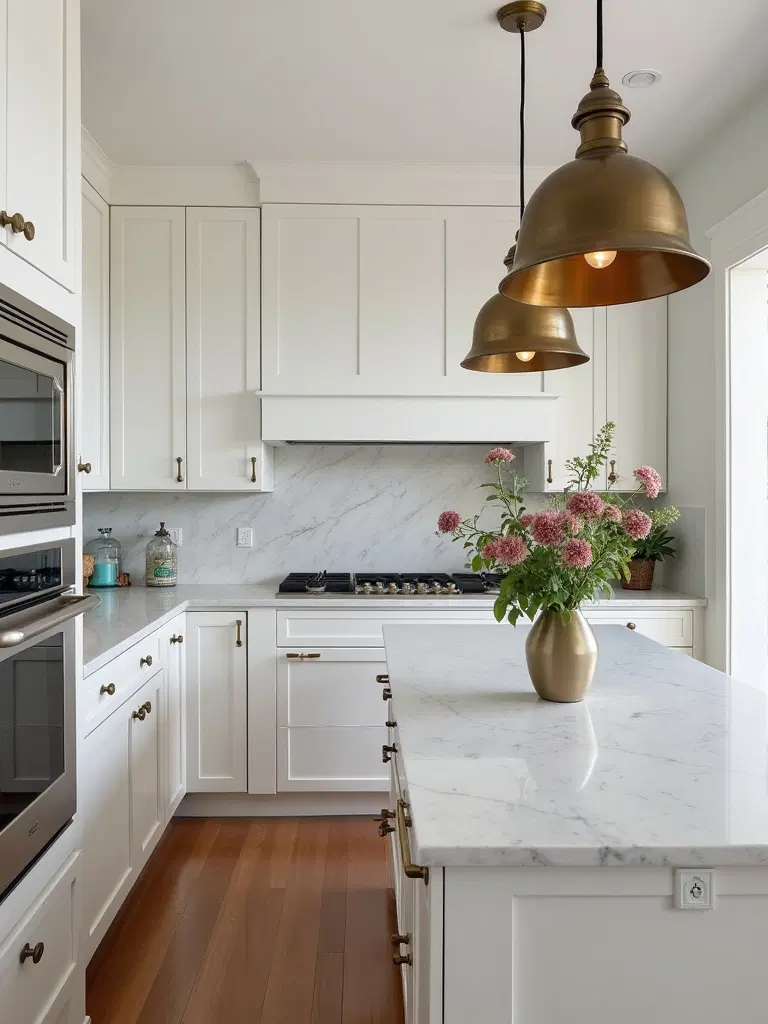 vintage-modern blend kitchen design