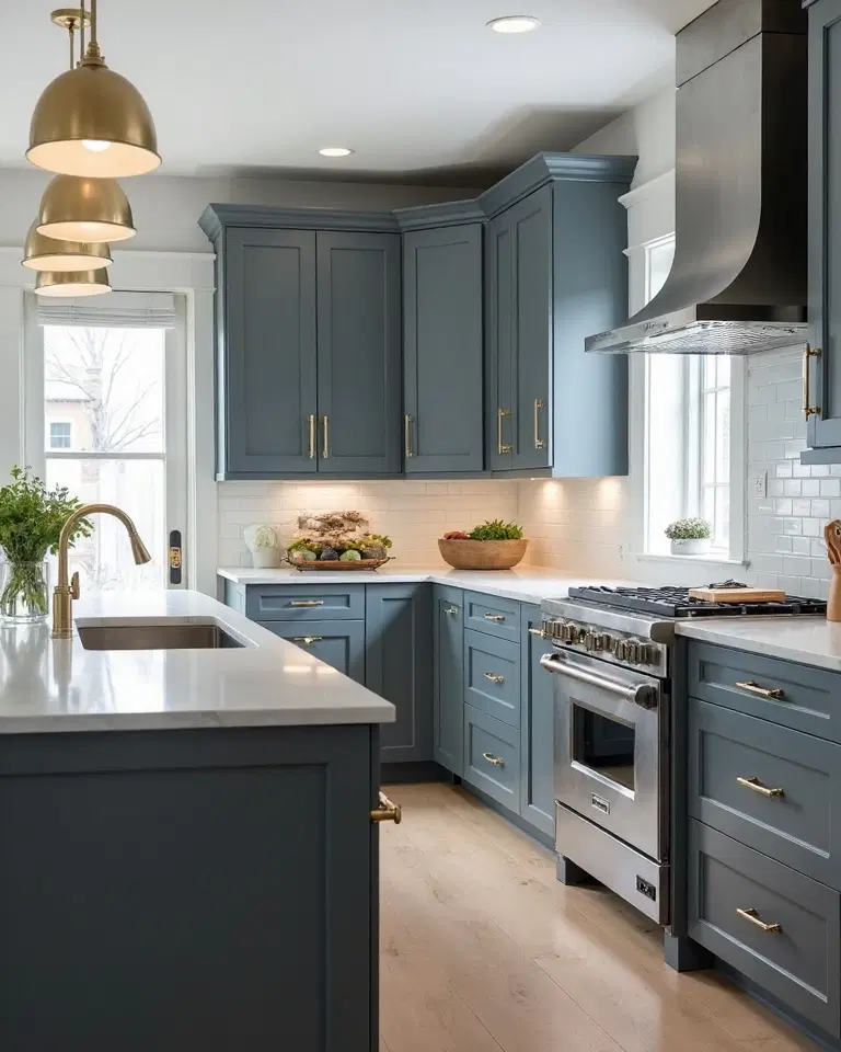 sophisticated neutral kitchen cabinetry