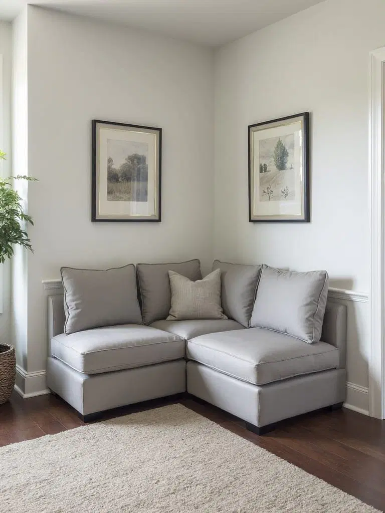 space saving corner seating