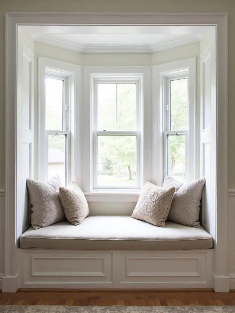 cozy integrated seating spaces