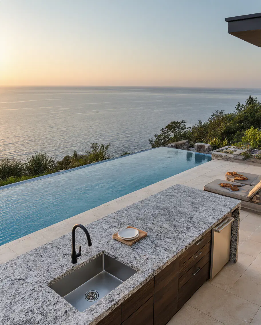 elevated luxurious panoramic entertaining