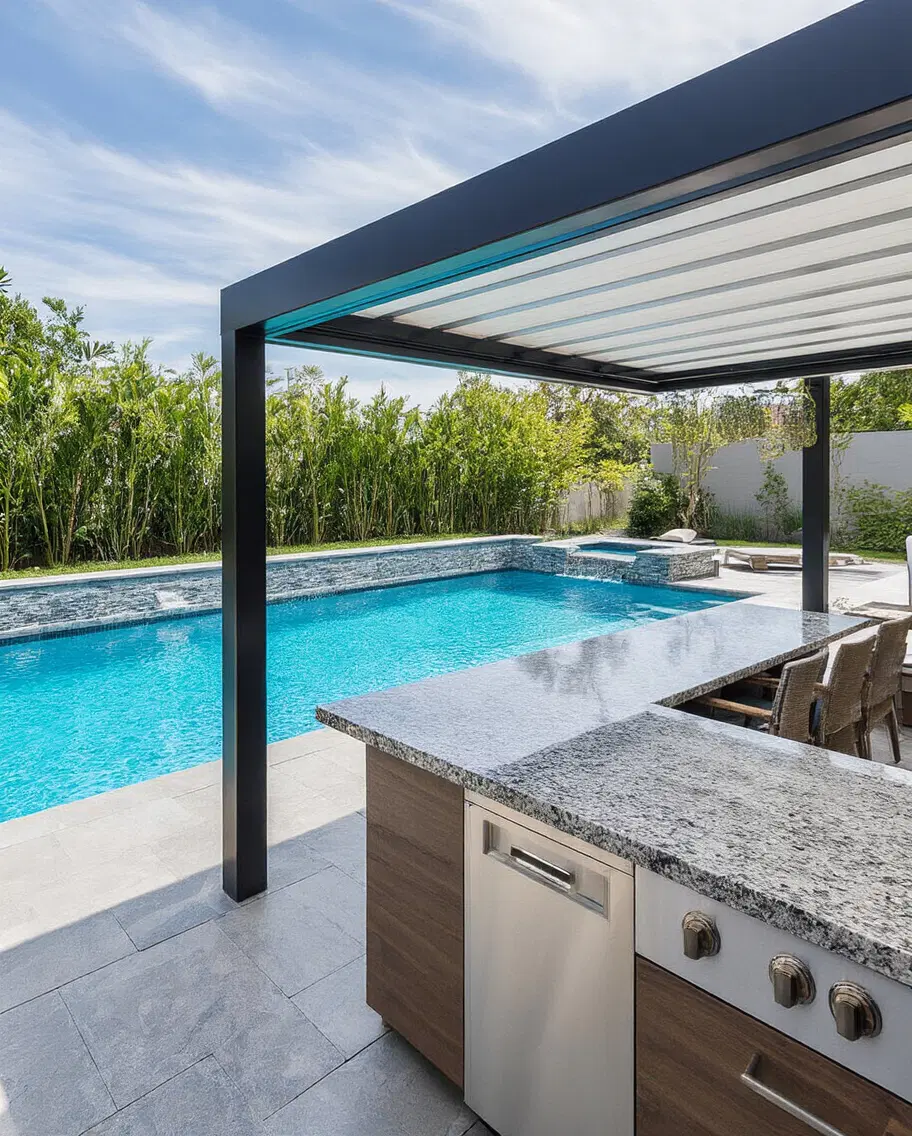 weatherproof outdoor living experience